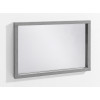 Specchio con cornice grigio Cemento