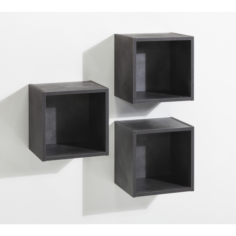 Mensole Vittoria 3 cubi modulari